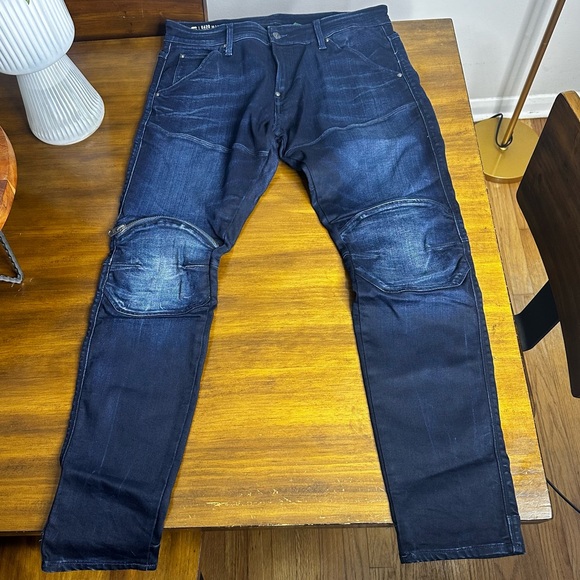 G-Star Raw 5620 3D Zip Knee Skinny Jeans 34X30 - Picture 1 of 10